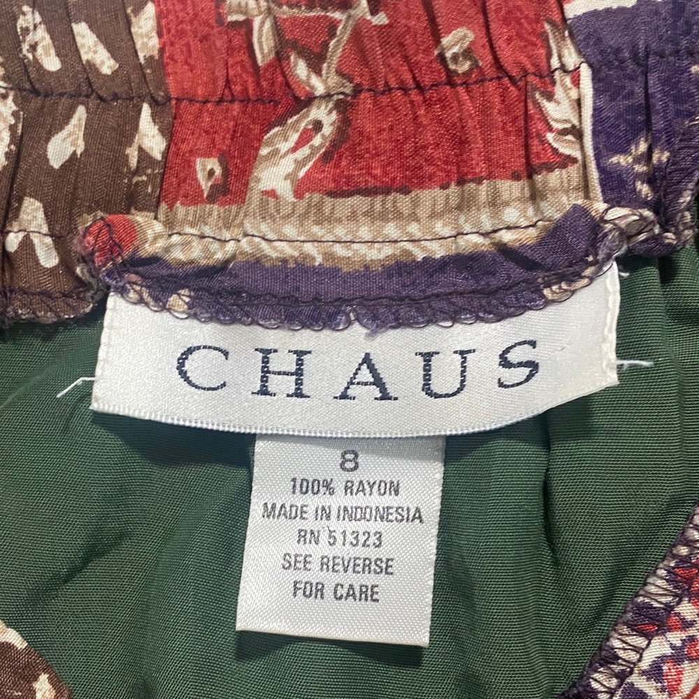 Chaus Multicolor Patchwork Maxi Skirt - image 4